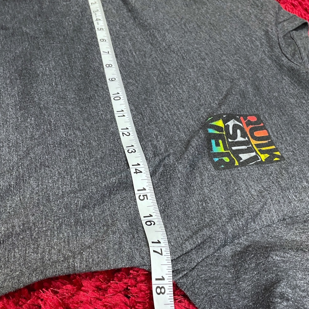 Quiksilver Surf Skateboard Medium Medium Snowboard Retro Shirt Heather Grey - Picture 6 of 7